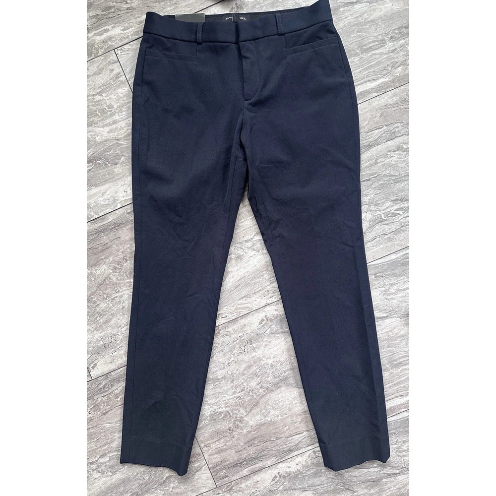 Banana Republic‎ Women's Jackson Fit Dress Pants Slim Ankle Petite Size 4 0118